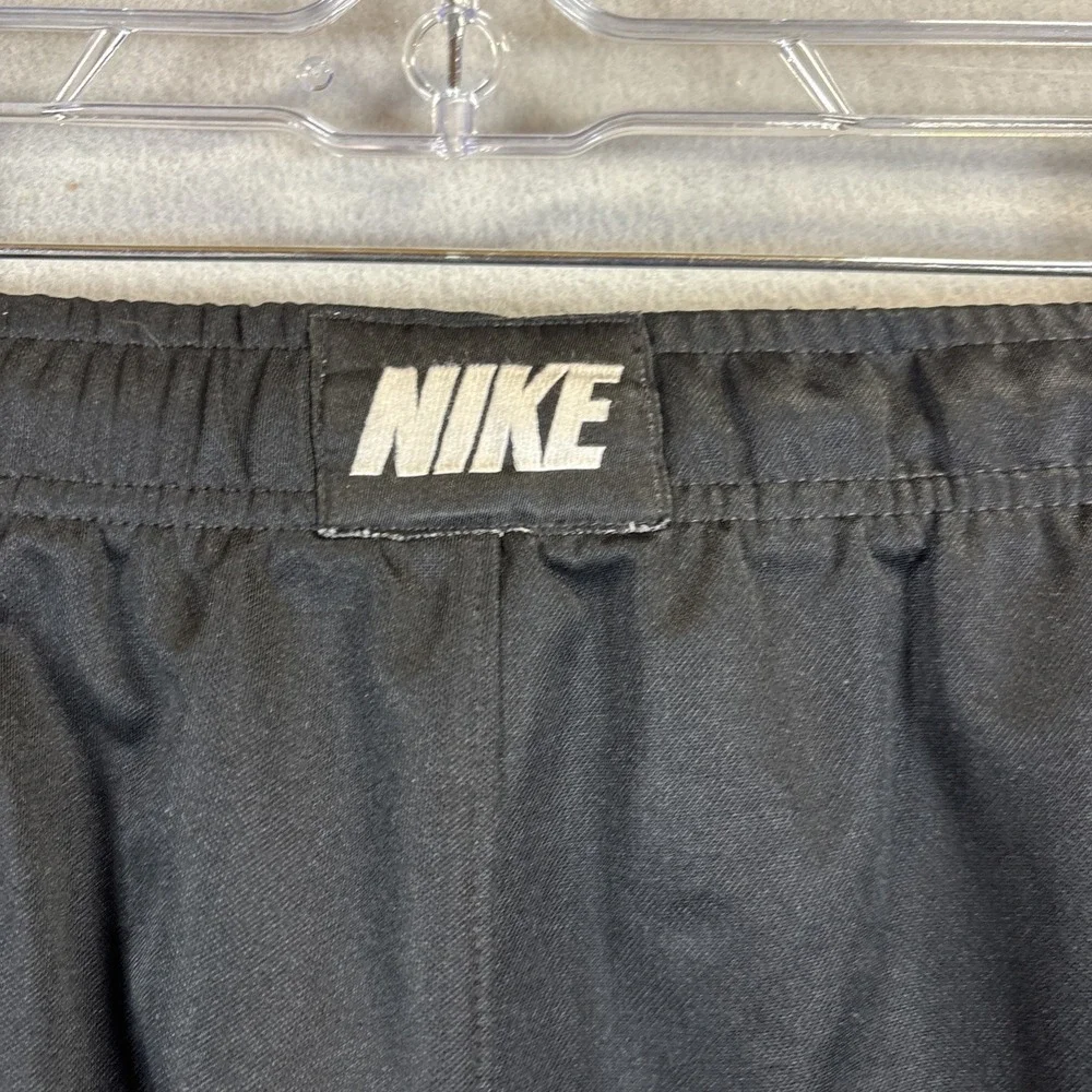 Nike‎ Dri-Fit Track Pants Men XL Black Logo 480238 Straight Pockets